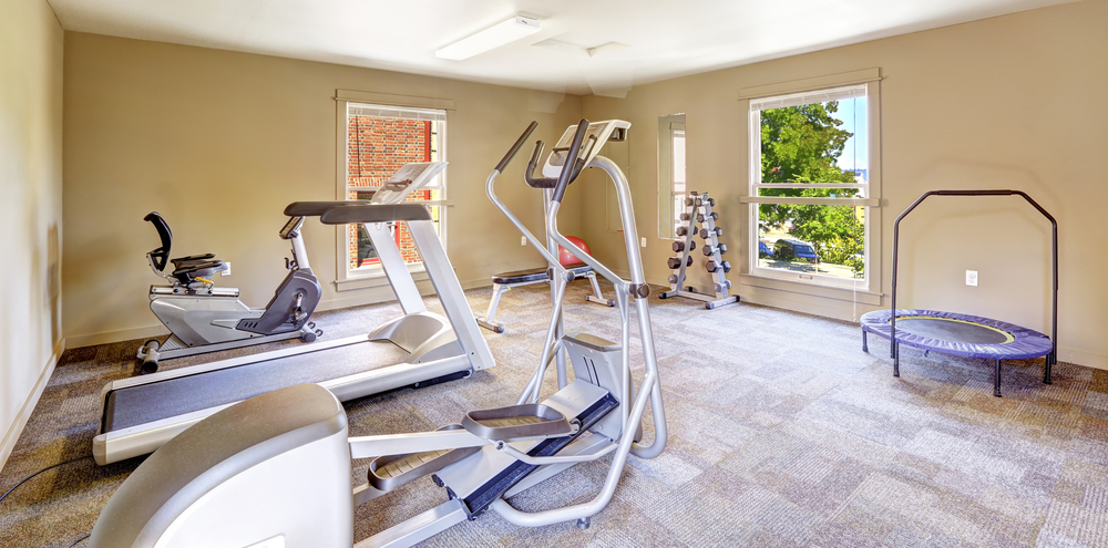 at home gym empty nester